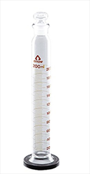 Xi lanh chia độ loại cứng có nắp cắm 200mL AS ONE 6-234-06